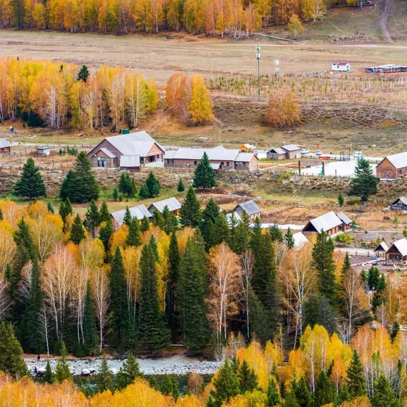 Hemu village seen from above