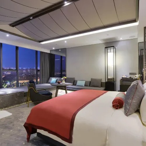 Mehood Elegant Hotel Xi'an night view room