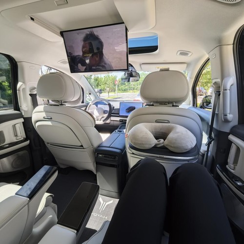 Luxury MPV interior