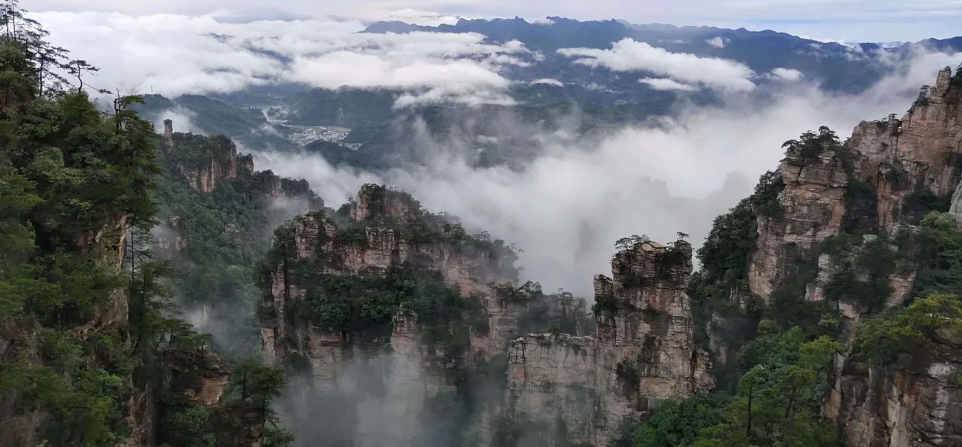 The Avatar Mountains of Zhangjiajie
