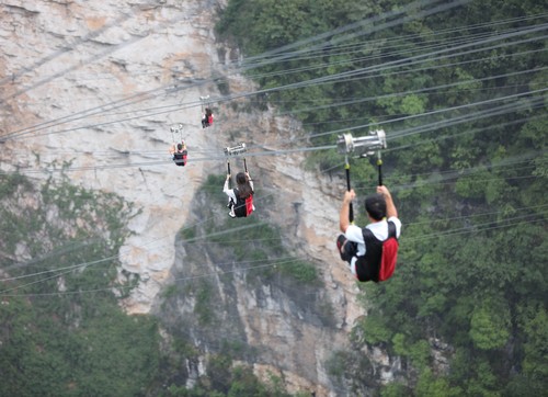 Canyon zipline experience