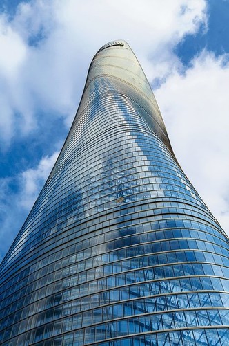 Shanghai Tower looking up