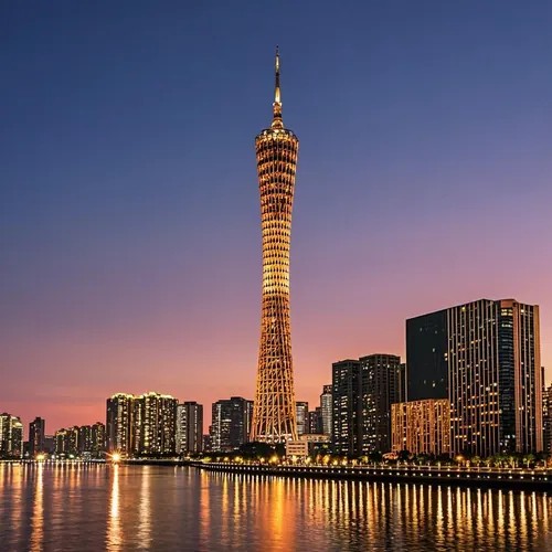 Canton Tower at night