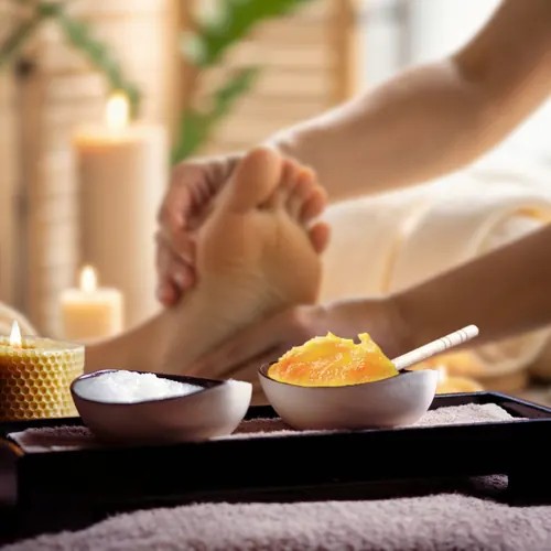 Traditional Chinese foot massage