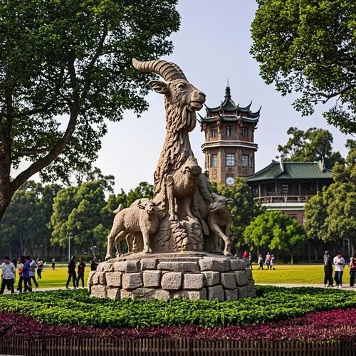 Yuexiu Park Five Rams
